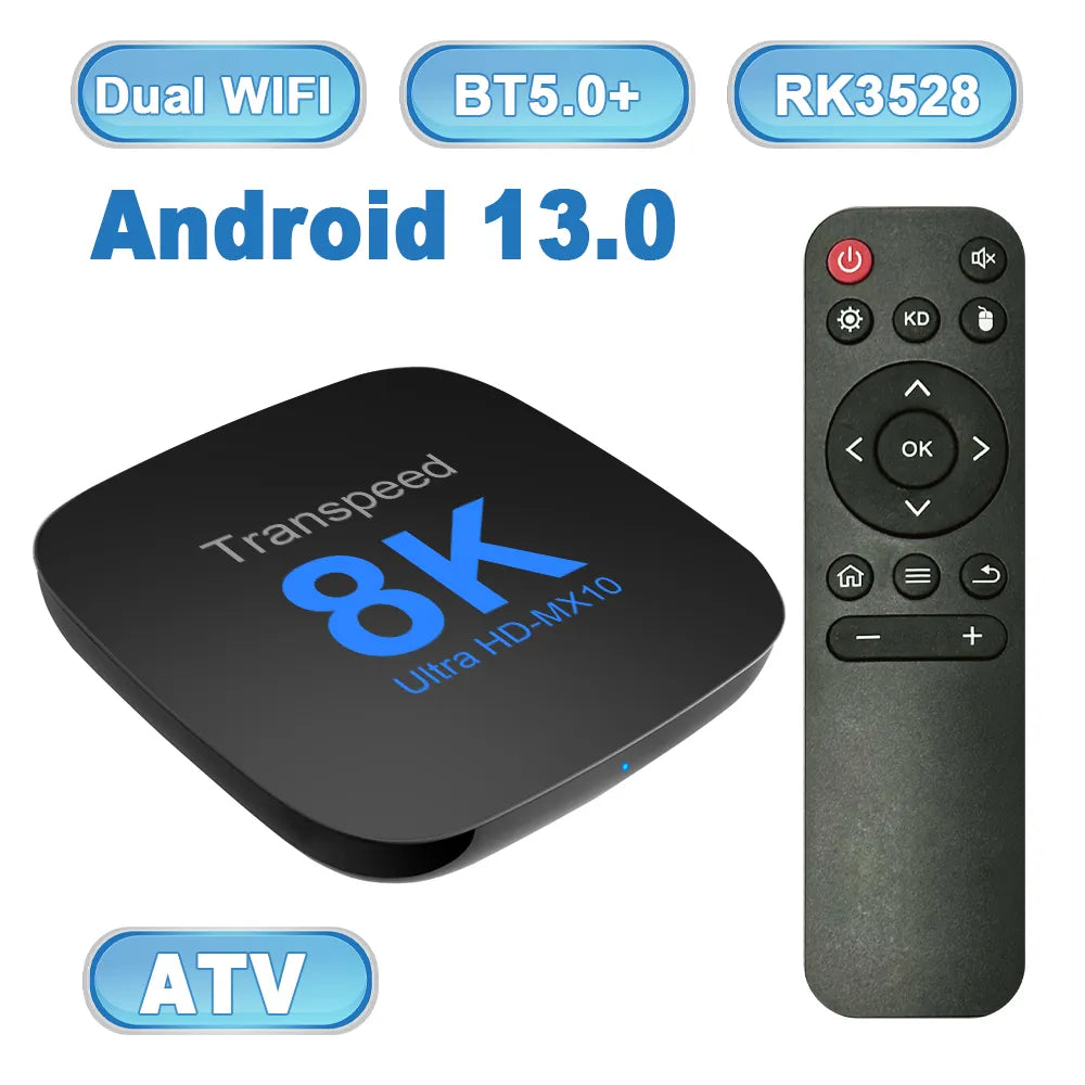 Transpeed ATV Android 13 TV Box RK3528