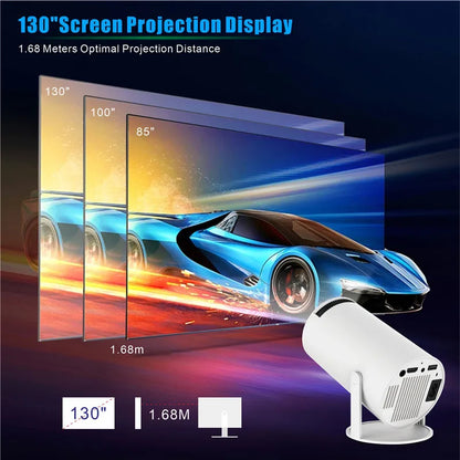 Proyector DITONG HY300 Pro Android 4K 1280*720P Dual Wifi