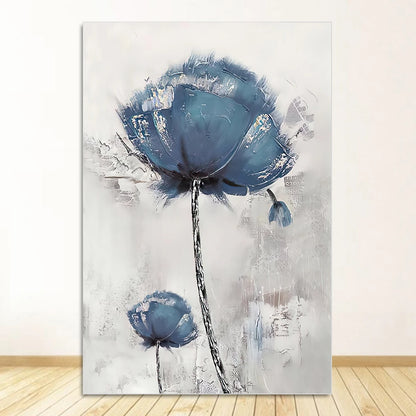 Lienzo con arte de flores escandinavas, pintura abstracta, impresión de plumas, imagen decorativa para sala de estar, póster de pared de decoración nórdica para el hogar