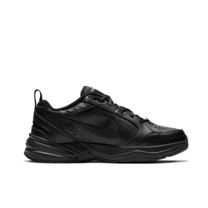 Zapatillas Nike Air Monarch 4 Low para hombre y mujer, clásicas, retro, informales, cómodas y acolchadas, color blanco y plateado