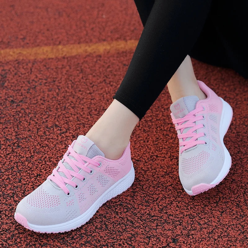 Zapatillas de correr transpirables para mujer,