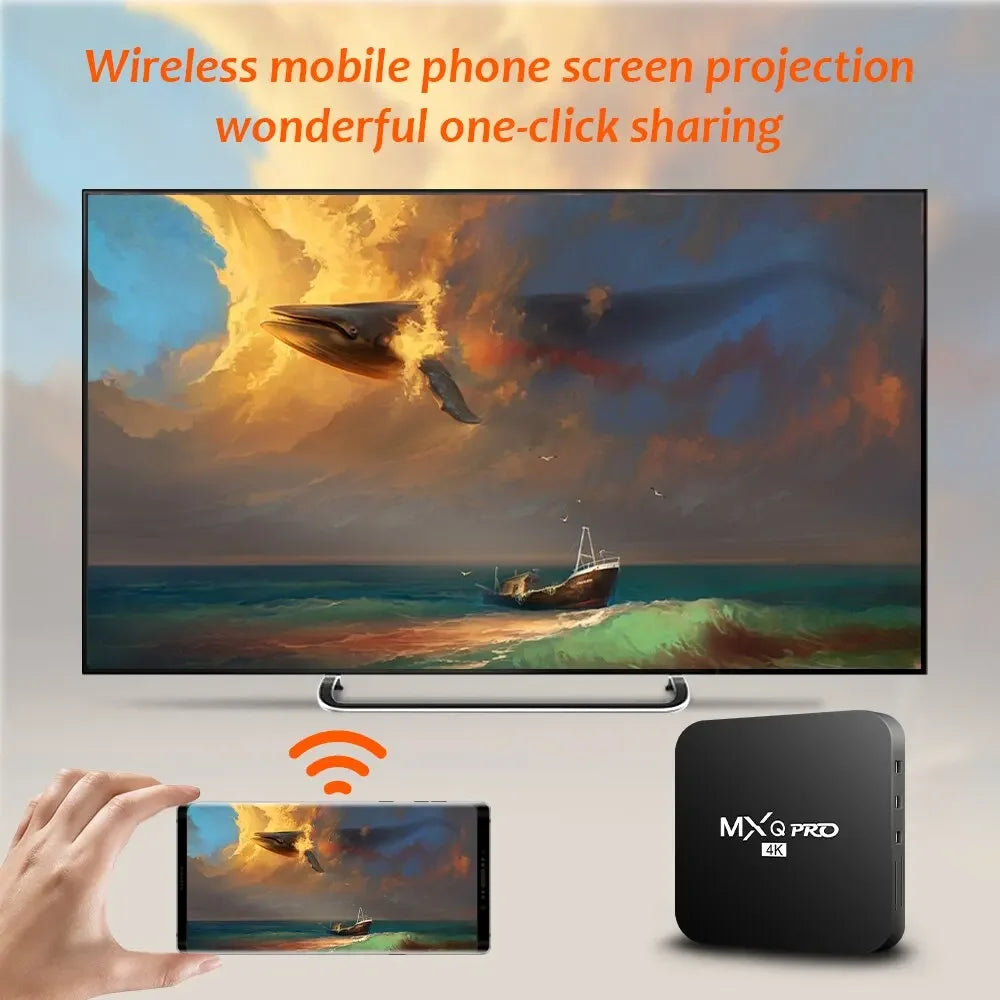 Nuevo Smart TV Box MXQ-PRO 4K HD Android 10.0