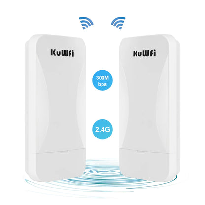 Enrutador Wifi KuWfi de 300 Mbps para exteriores