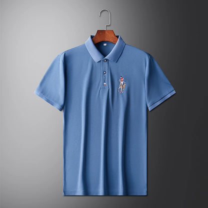 Camisa tipo polo de manga corta
