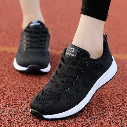 Zapatillas de correr transpirables para mujer,